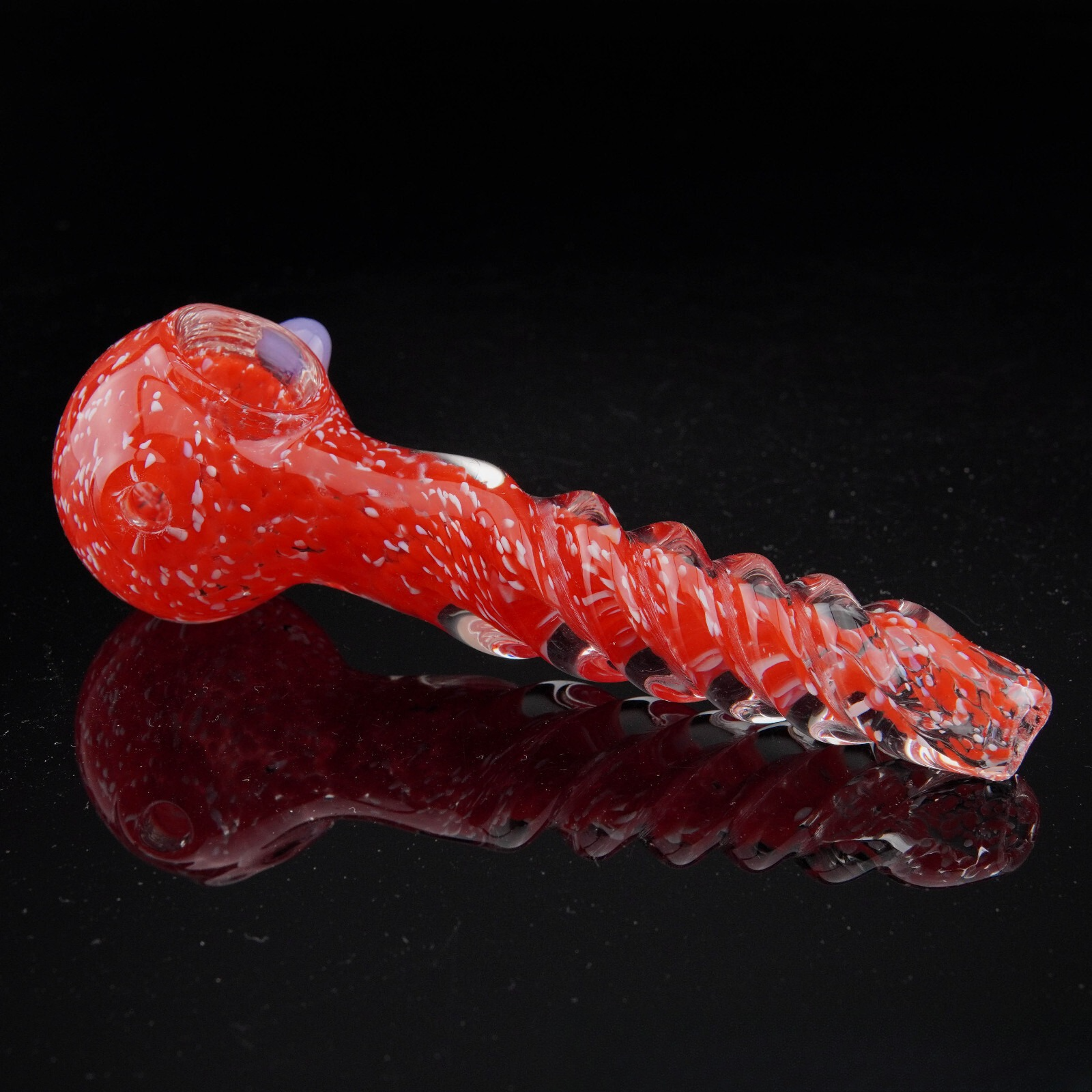 5" Tornado Twister Tobacco Smoking Pipe Thick Collectible Glass Pipes.