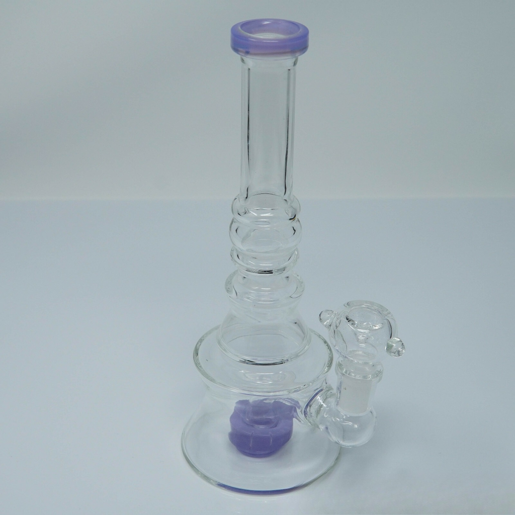 8.5” Purple Slime Hookah Water Pipe Bong Tobacco Smoking Pipe.