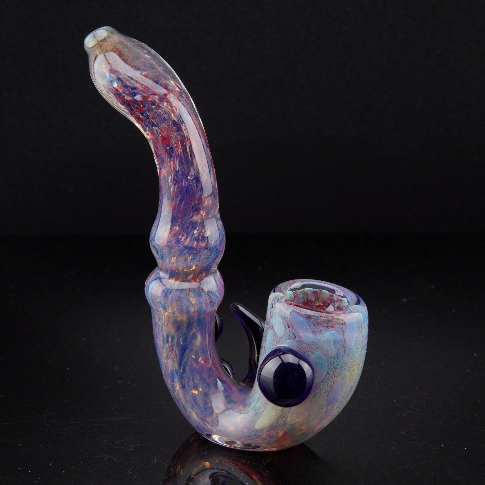 6" Spiked Sherlock Tobacco Smoking Pipe Thick Collectible Glass Pipes