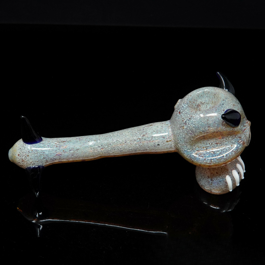 8" Skull Hammer Bubbler Tobacco Smoking Pipe Thick Collectible Pipes.