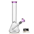 10 Inch Bongs Pink Glass Bong Smoking Hookah Glass Water Pipes 14mm Bowl Beaker