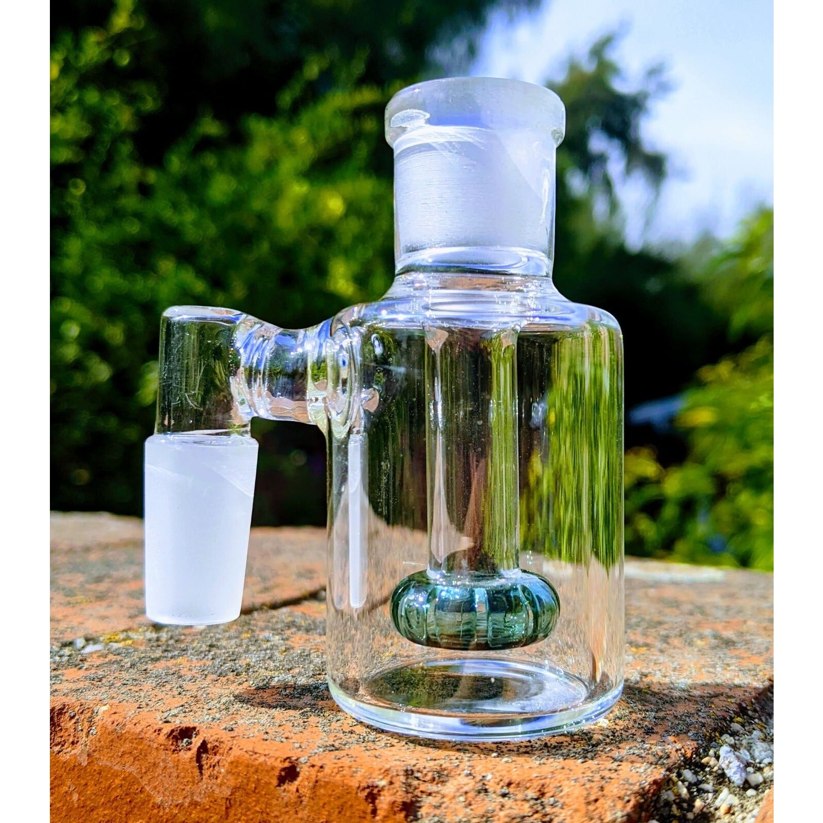 Premium Quality 14mm 90° Lil Sweety Teal Ash Catcher For Tobacco Water Pipe Bong