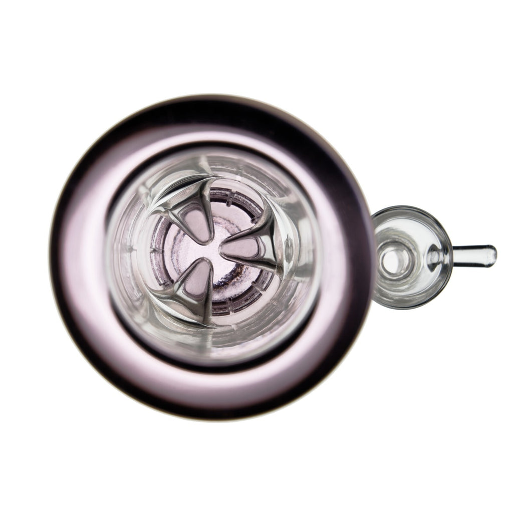 16.5" Pink Glass Bong Hookahs Honeycomb Percolator Water Pipe Bowl for Smoking