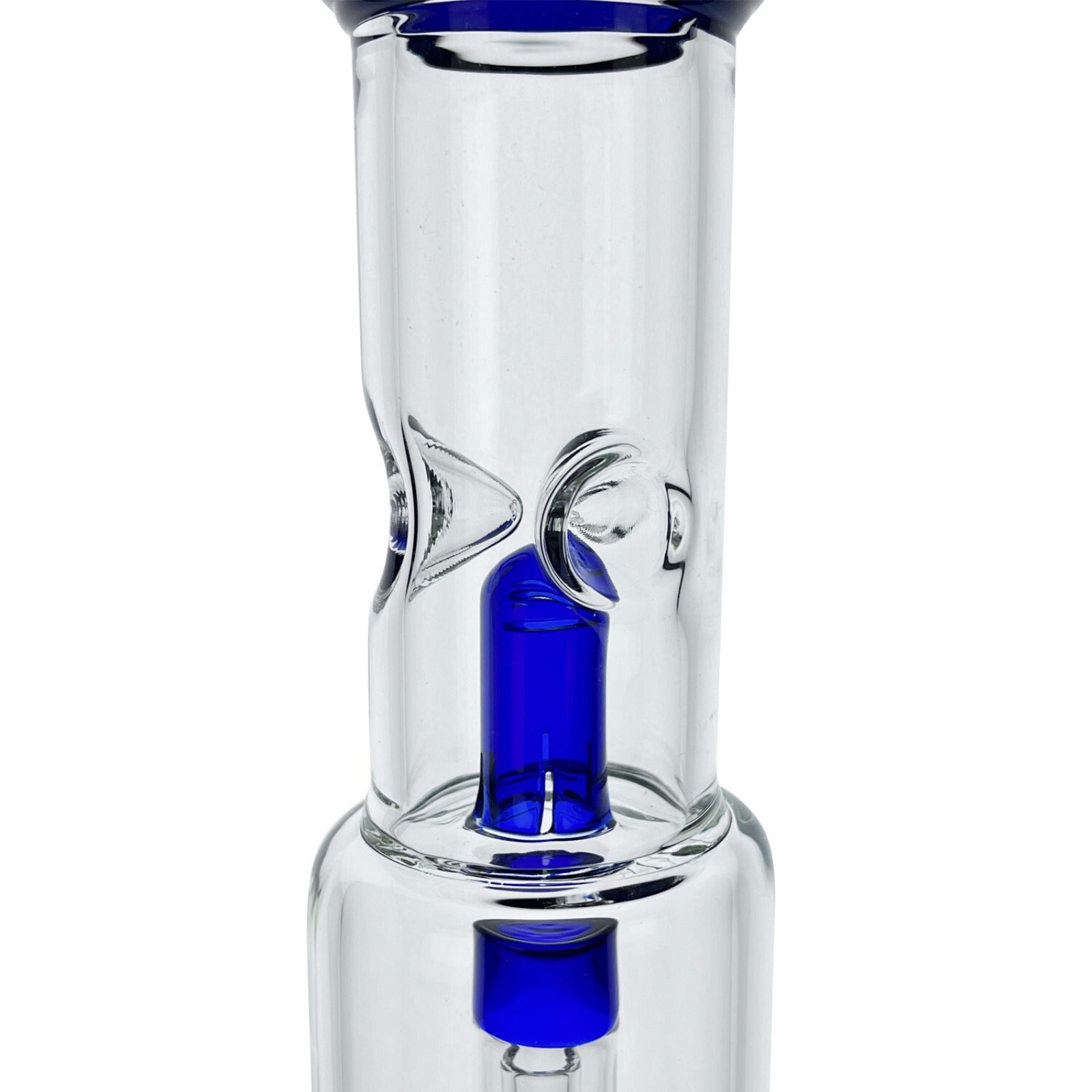 16" Glass Bong Beaker Smoking Water Pipe Percolate Bong Thick Hookah 14mm Bowl