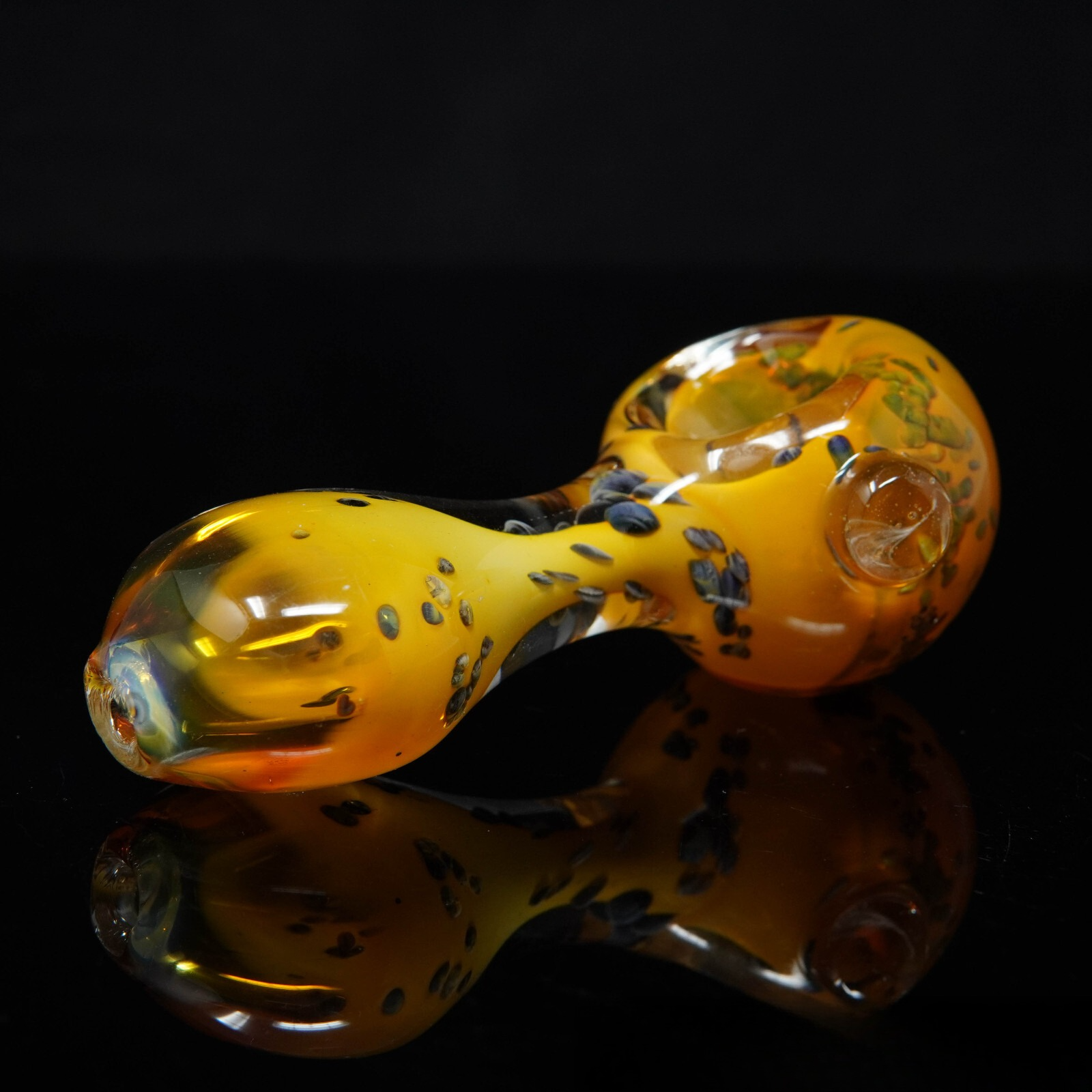 4" Golden Hourglass Tobacco Smoking Pipe Thick Collectible Pipes.