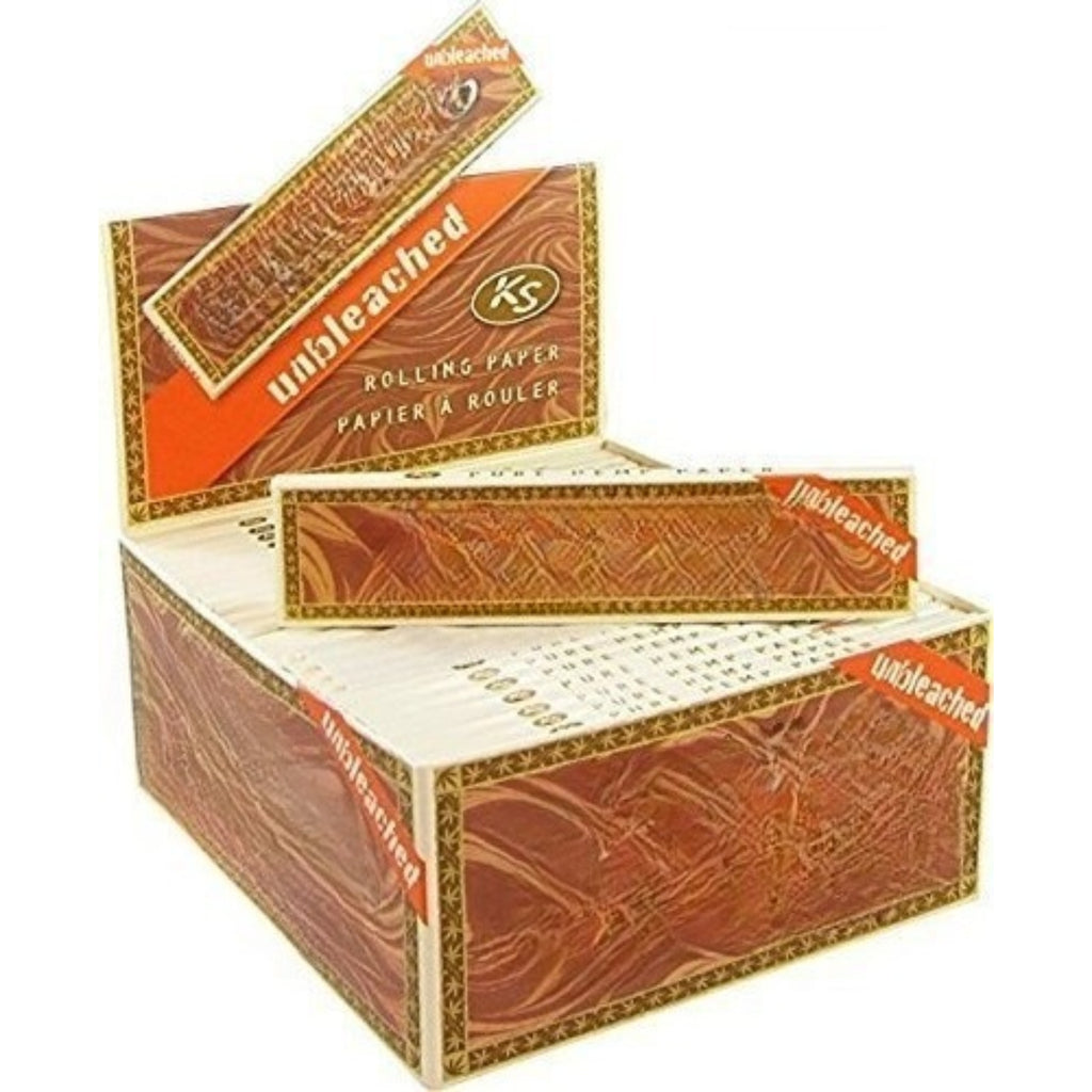 Rolling Paper Unbleached King Size Cigarette Papers 110mm (Box of 50)