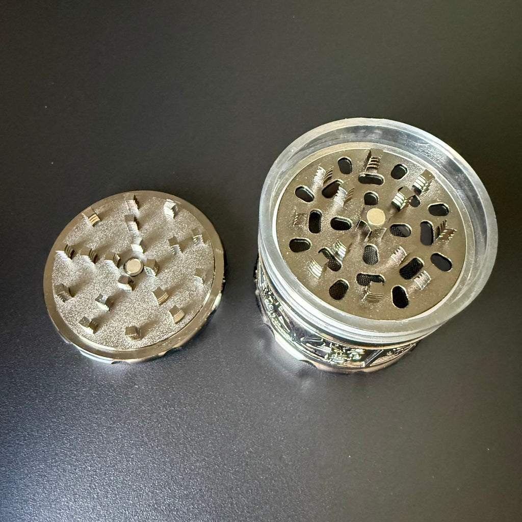 2.5 inch Ashtray Magnetic lid Herb Grinder Spice Crusher