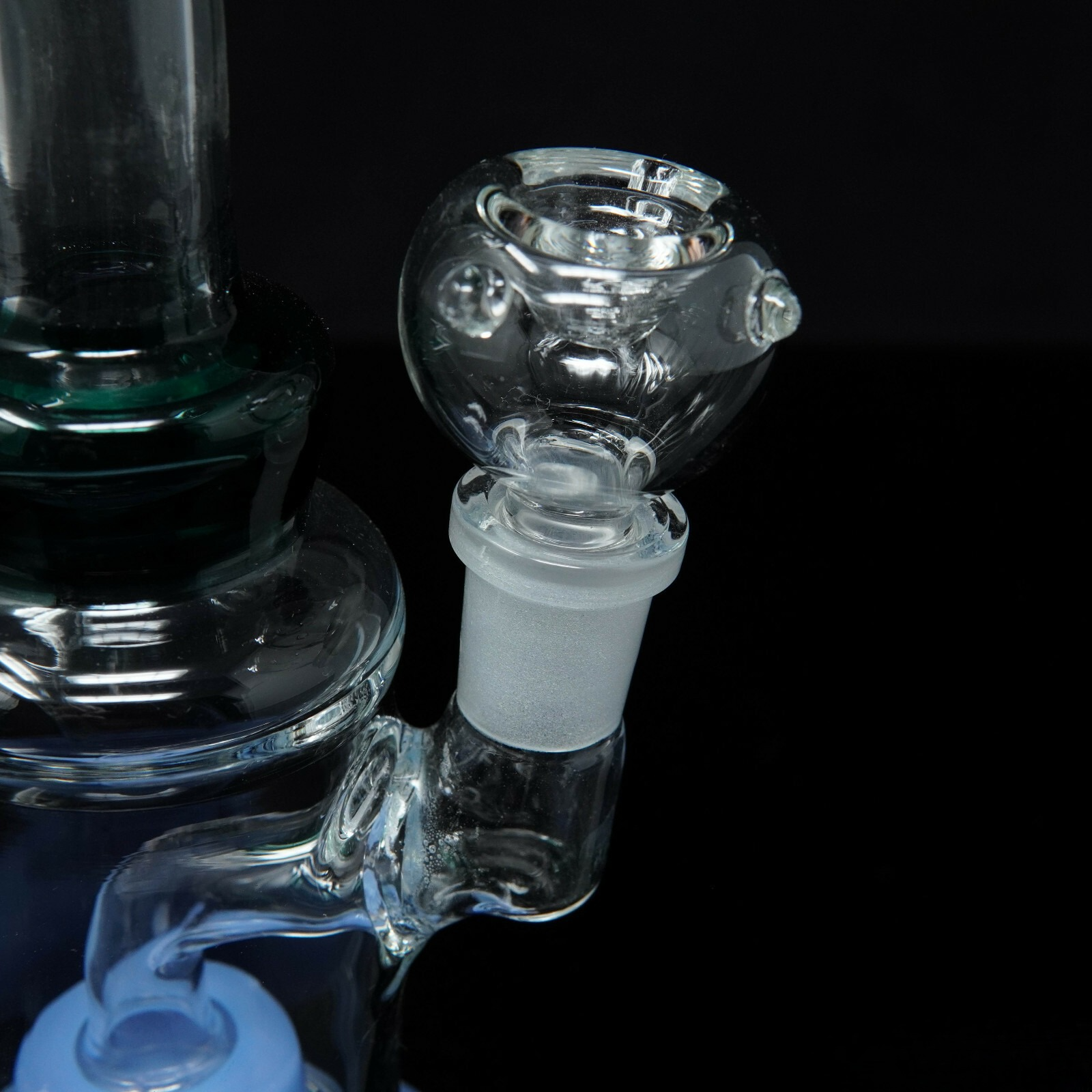 8.5” Jade Bend Single Discs Hookah Water Pipe Tobacco Smoking Pipe