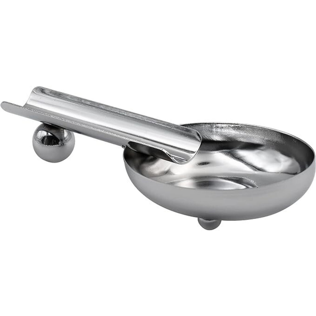 Quality Importers Trading Personal Size Cigar Ashtray, Stainless