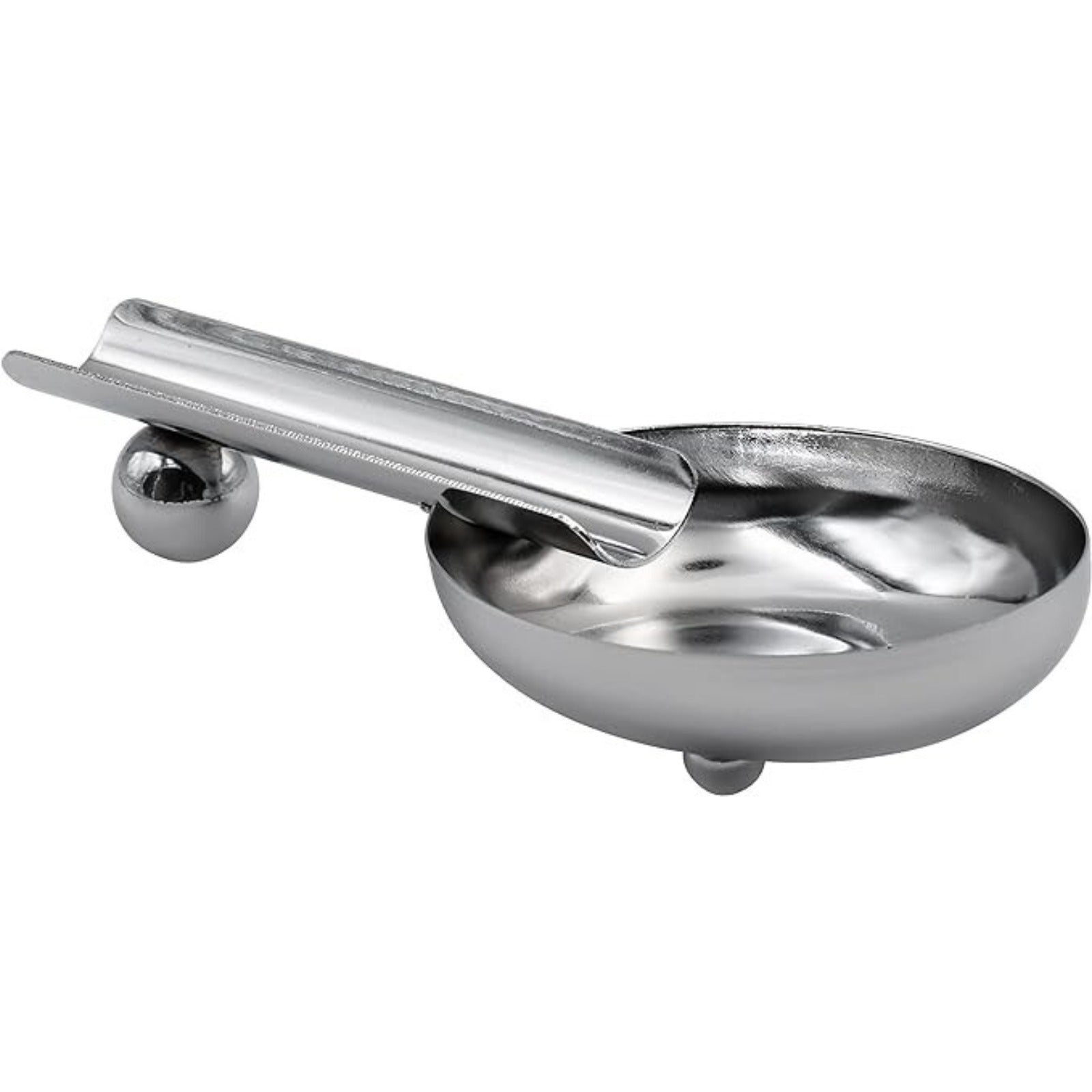 Quality Importers Trading Personal Size Cigar Ashtray, Stainless