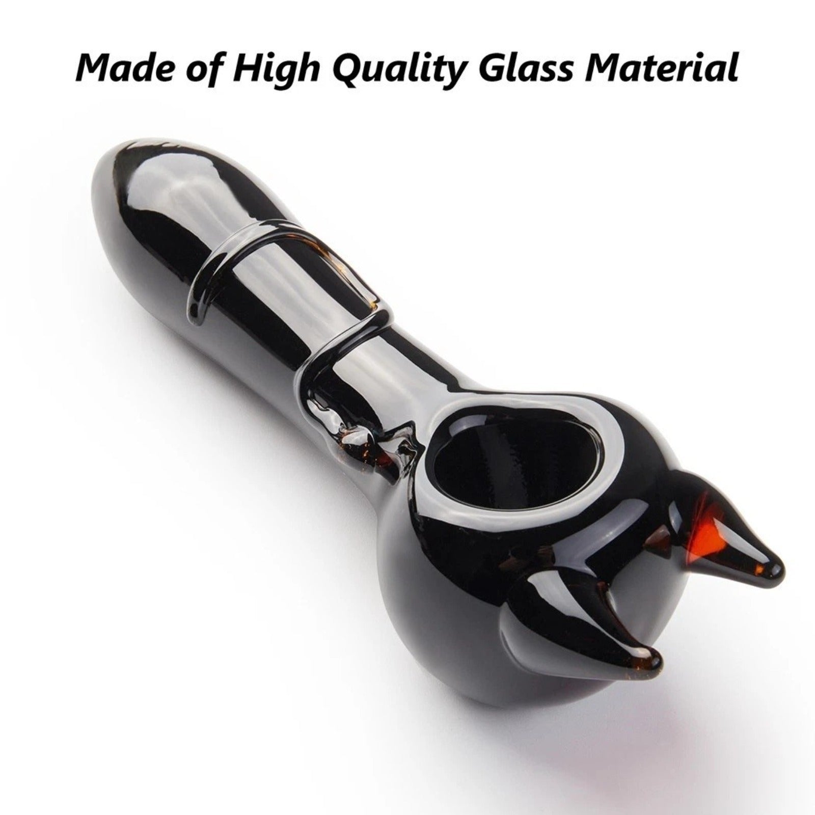 ( Pack of 2 ) 4" Tobacco Smoking Glass Pipe Collectible Handmade Pipes with Box