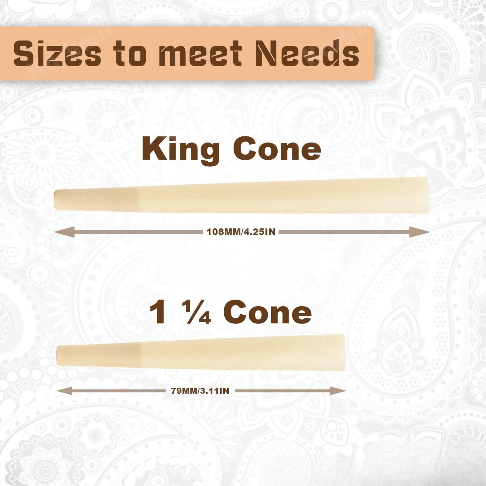 Pre Rolled Cones King Size Ultra-thin Rolling Paper Cones 100 Count Jar