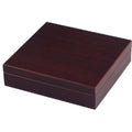 Burl Travel Cigar Humidor Box, Holds Up to 20 Cigars, Lined with Spanish Cedar