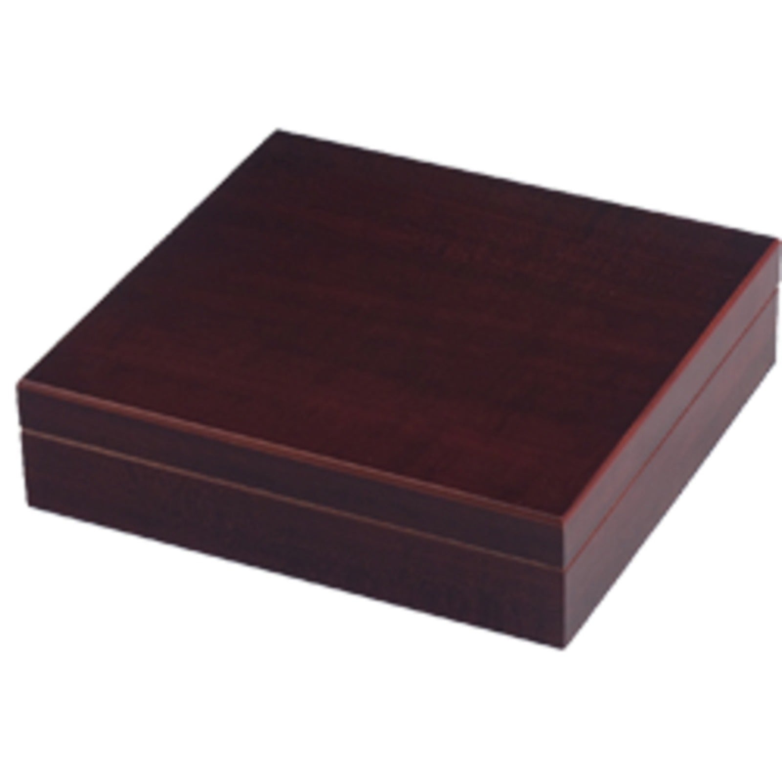 Burl Travel Cigar Humidor Box, Holds Up to 20 Cigars, Lined with Spanish Cedar
