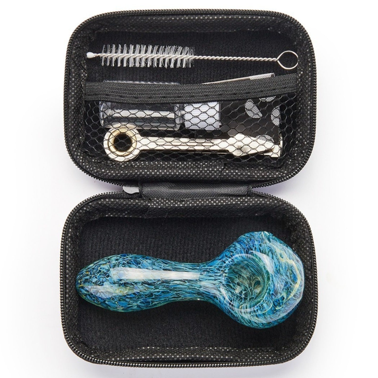 4 Inch Tobacco Smoking Glass Pipe Gorgeous Bowl Collectible Handmade Pipes