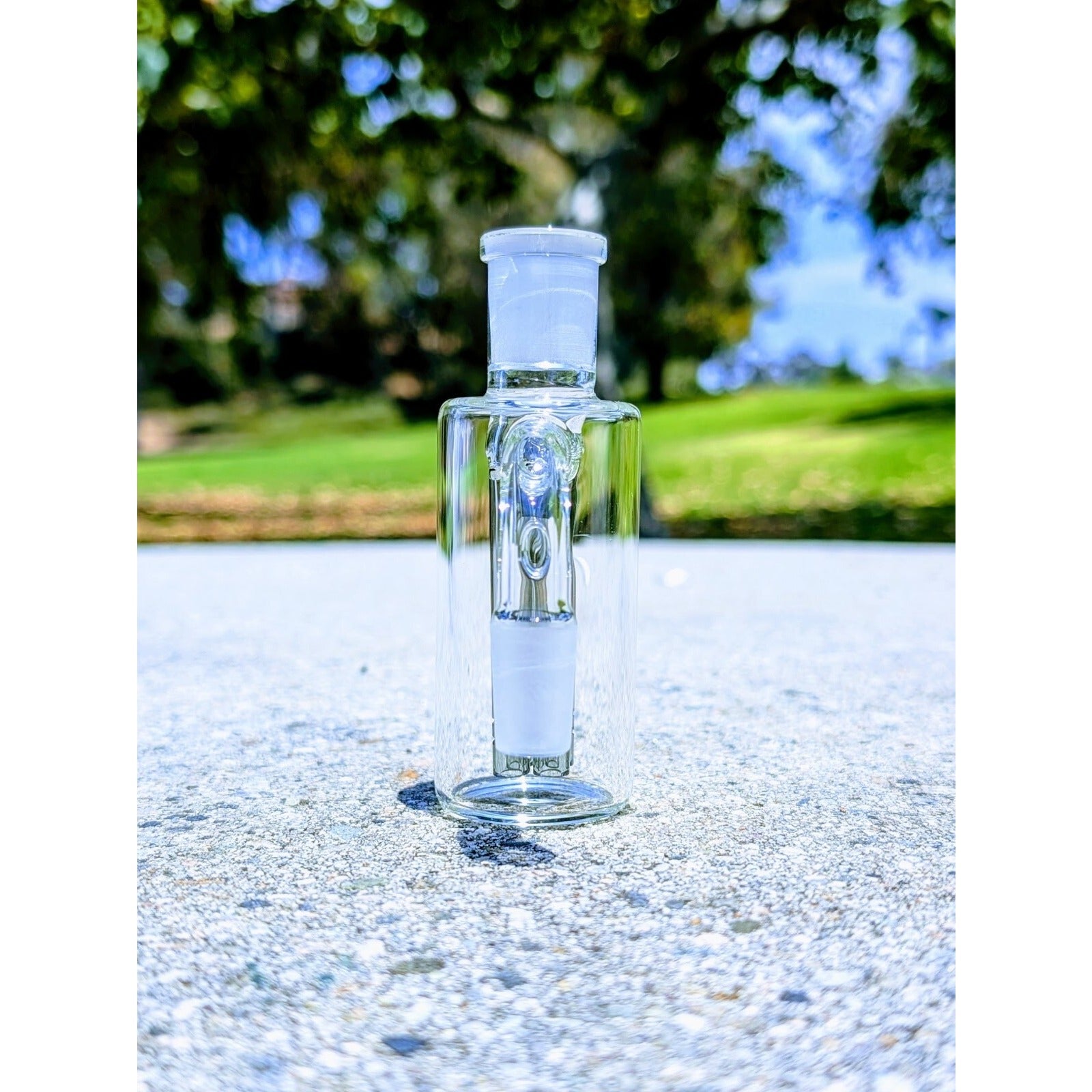 Premium Thick 14mm 90° Black Quad Tree Perc Ash Catcher Tobacco Water Pipe Bong