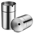 Stainless Steel Car Ashtray Portable Extinguished Cigarette Smokeles Holder