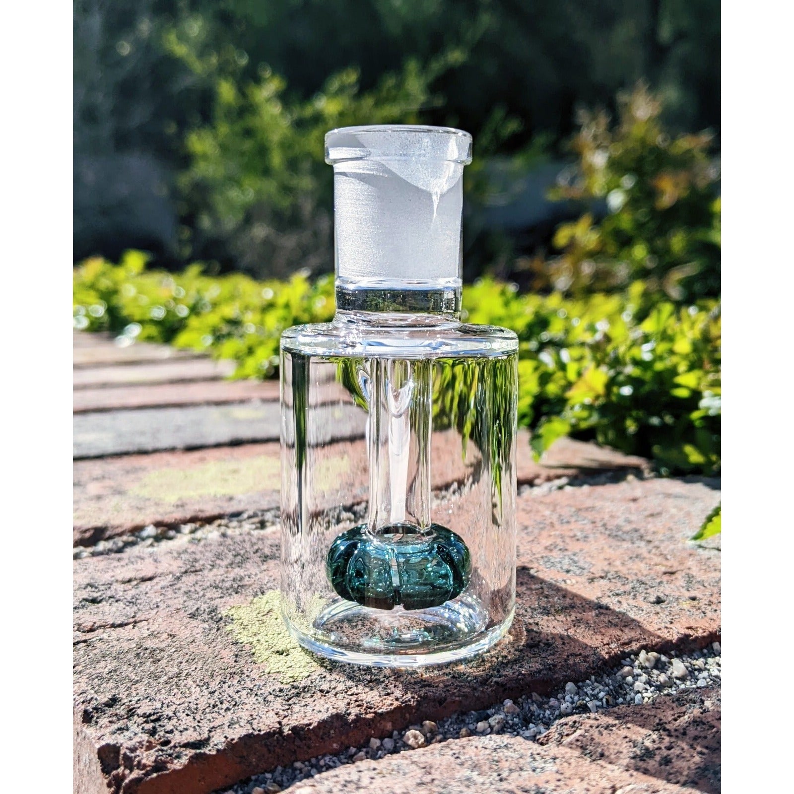Premium Quality Thick Mini 14mm 45° Teal Ash Catcher For Tobacco Water Pipe Bong