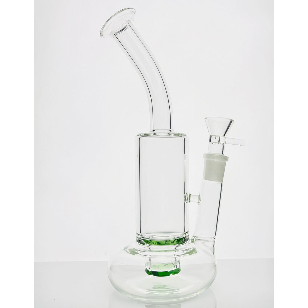 10.5" Heavy Glass Bong Smoking Hookah Percolate Rotation Water Pipes 18mm bowl