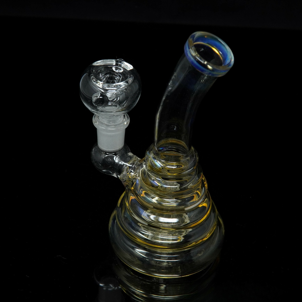 6” Portable Bend Tube Disc Hookah Water Pipe Tobacco Smoking Pipe