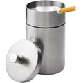 Stainless Steel Auto Ashtrays with Lid Car Ashtray Portable Smokeless Ash Tray