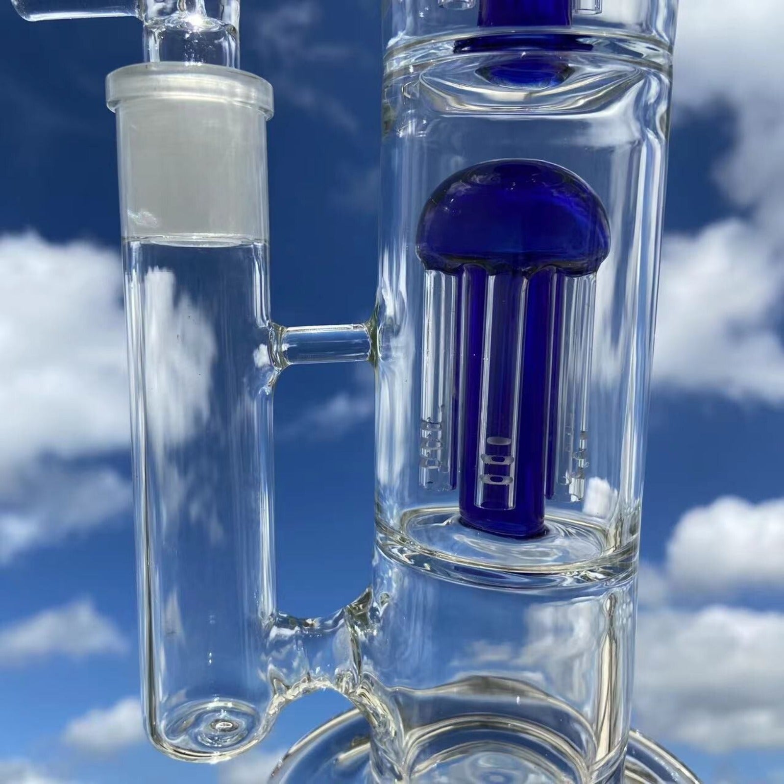 16.5 Glass Bong Glass Water Bongs Bowl Tornado Percolate Pipe Hookahs 18mm Bowl