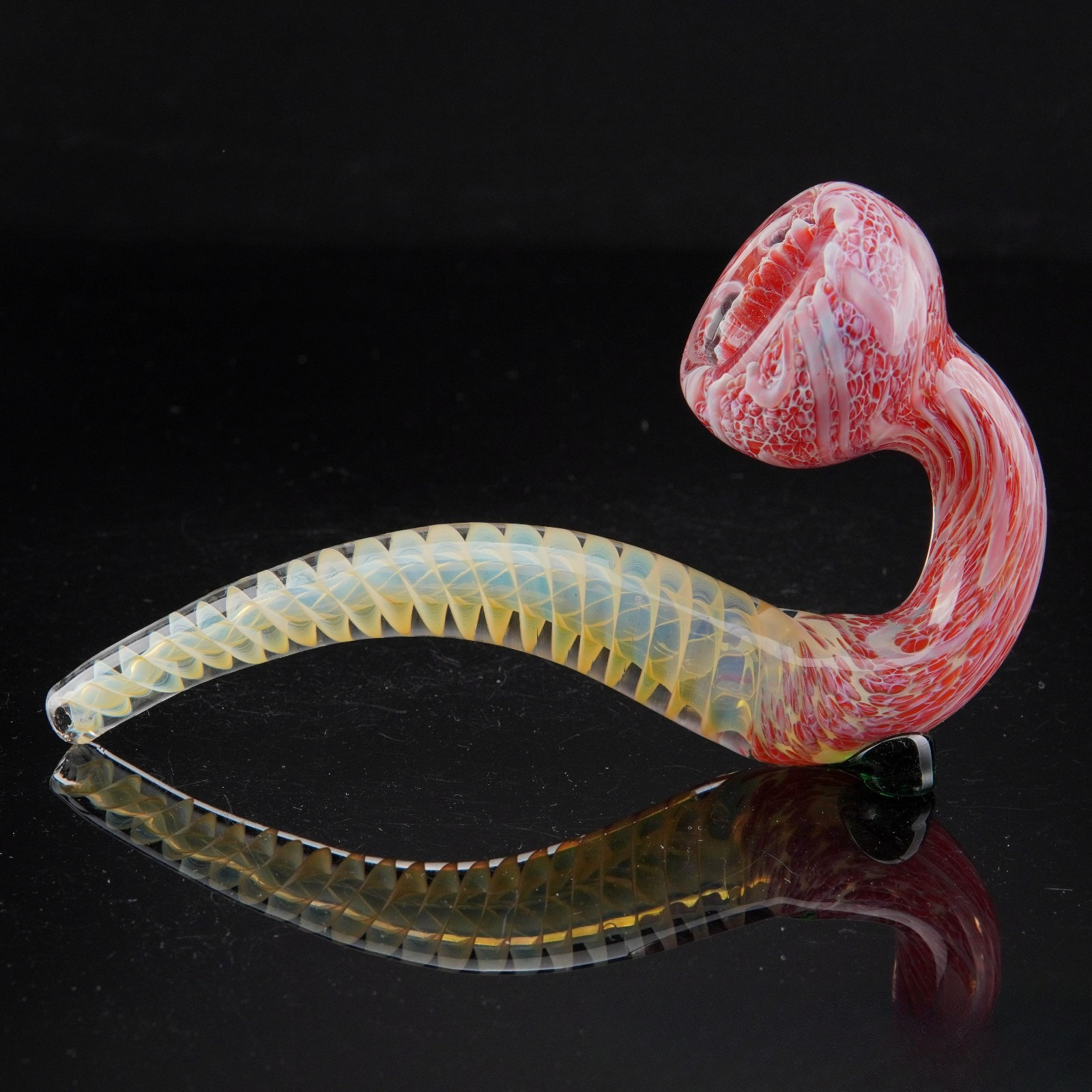 5.5" Tornado Sherlock Tobacco Smoking Pipe Thick Collectible Glass Pipes.