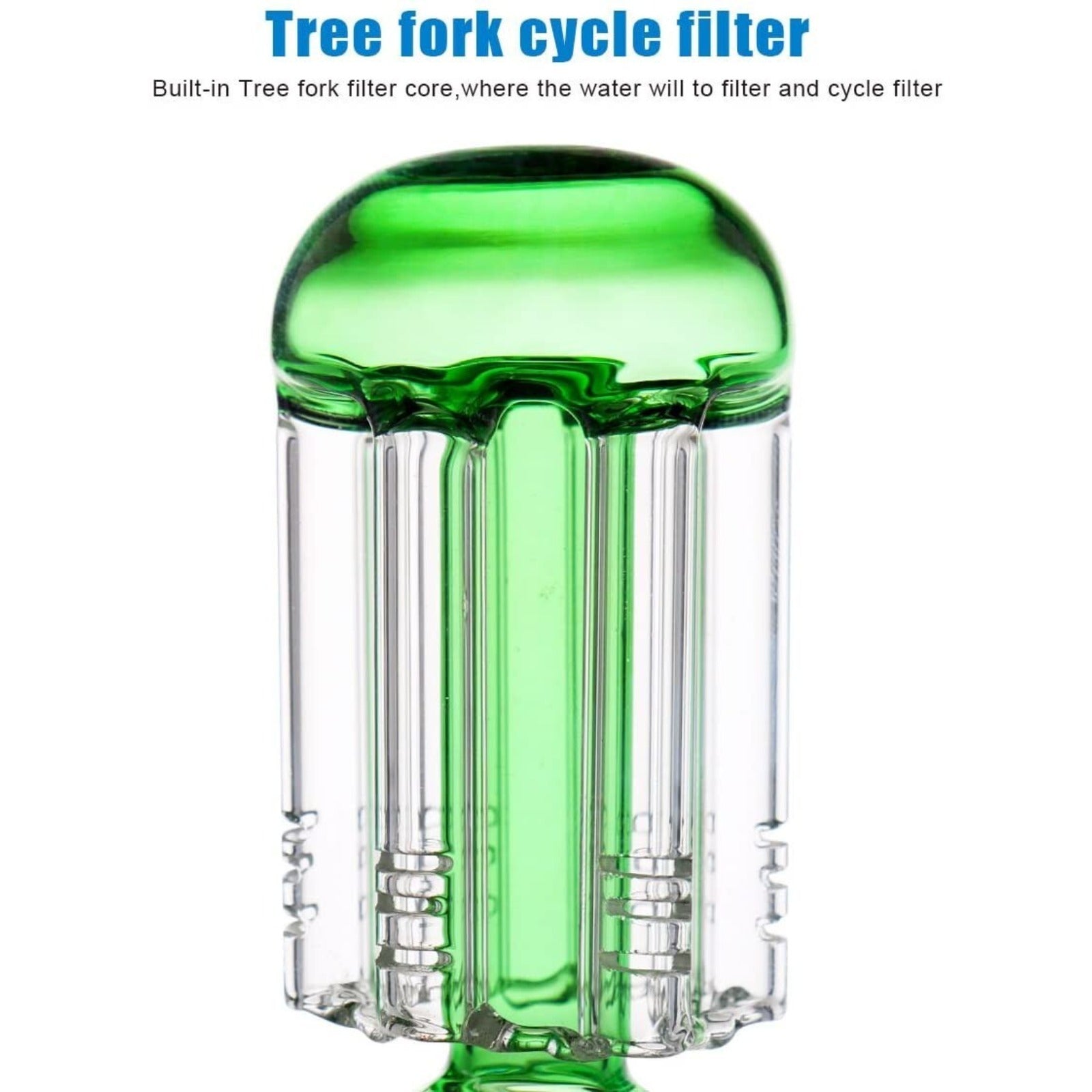 16.5 Glass Bong Glass Water Bongs Bowl Tornado Percolate Pipe Hookahs 18mm Bowl