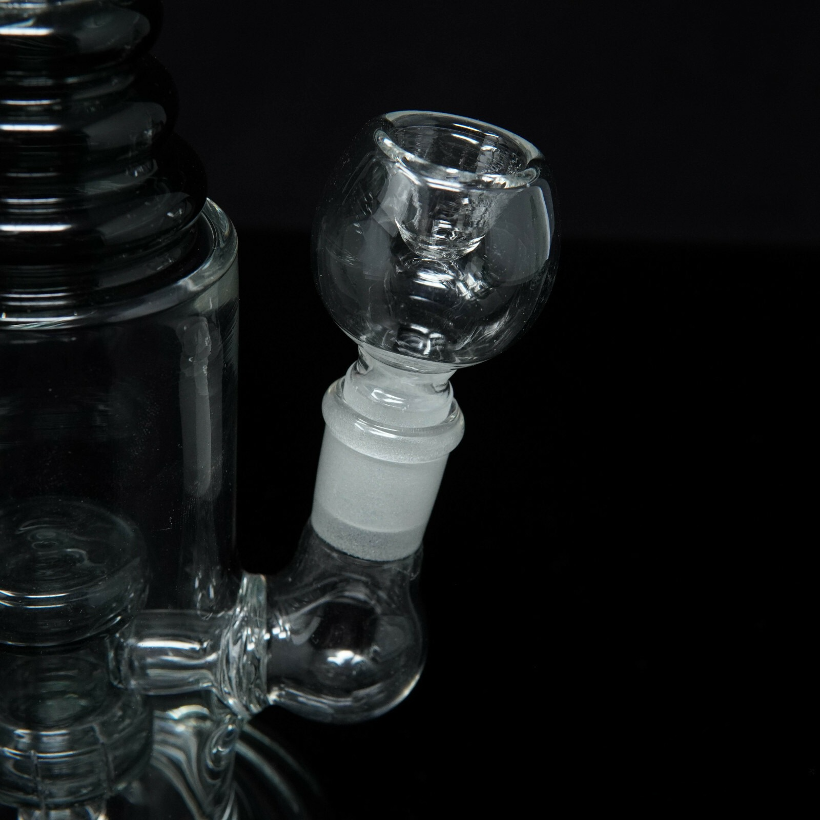 10” Tall Black Double Discs Hookah Water Pipe Tobacco Smoking Pipe