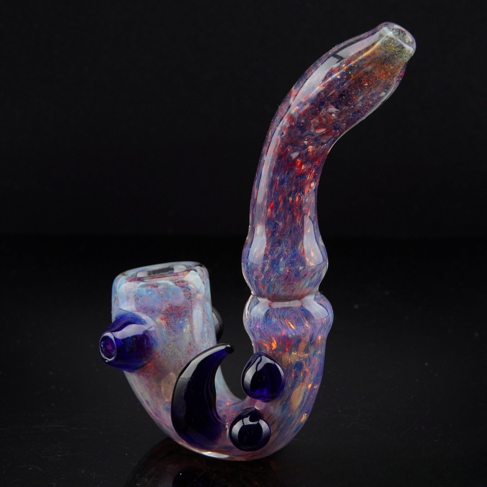 6" Spiked Sherlock Tobacco Smoking Pipe Thick Collectible Glass Pipes