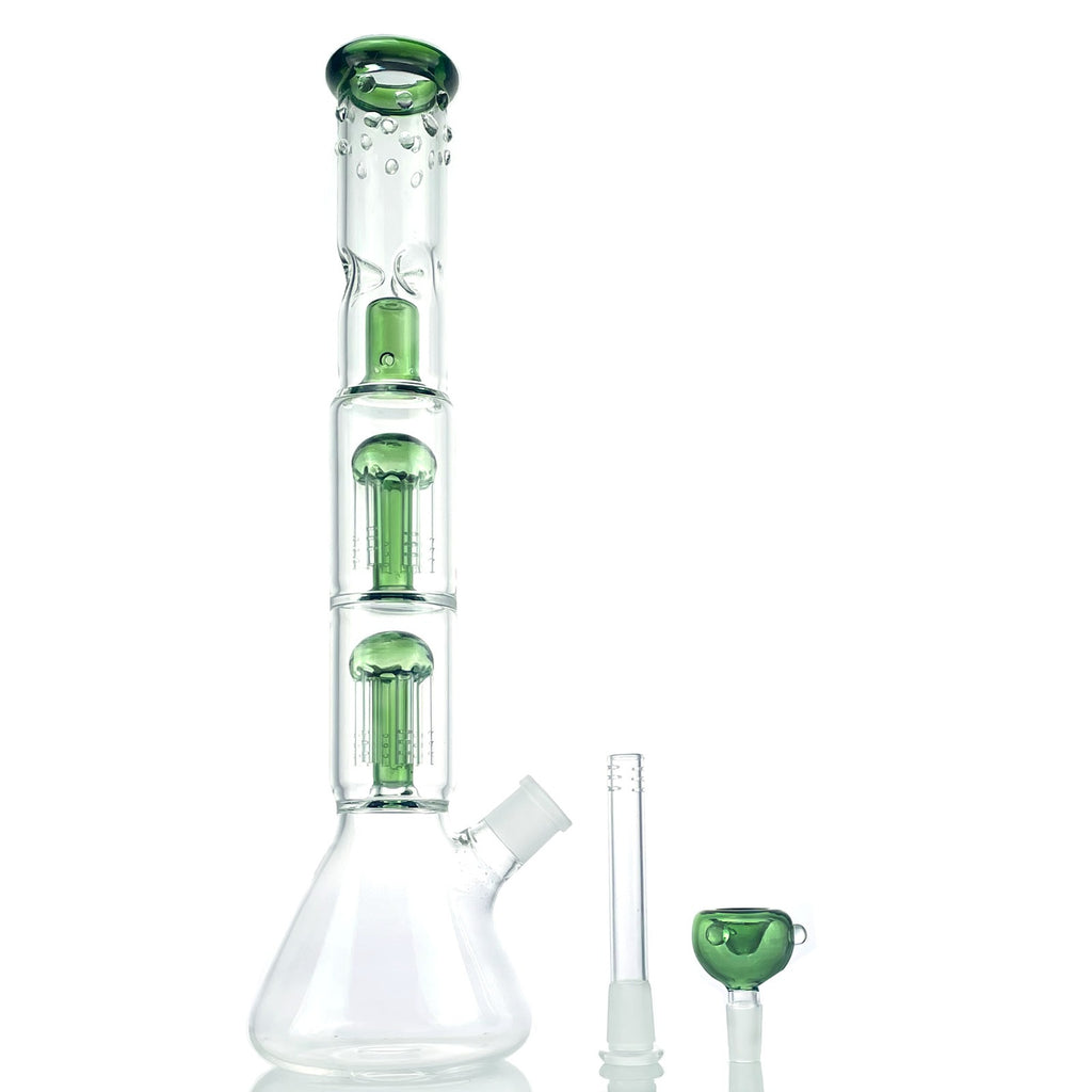 16 Glass Bong Glass Water Bongs Bowl Tornado Percolate Pipe Hookahs 14mm Bowl