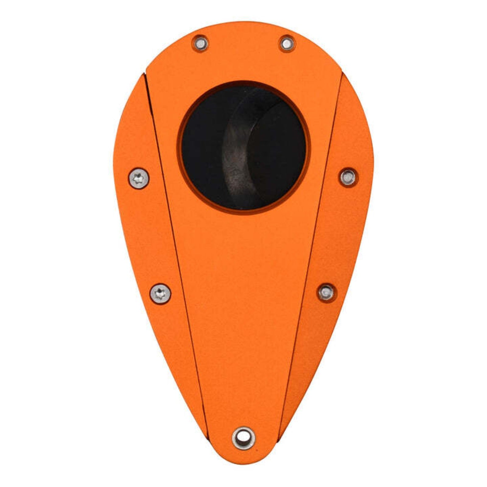 Xi1 Orange Cigar Cutter-Black Steel Blades - Lifetime Warranty!