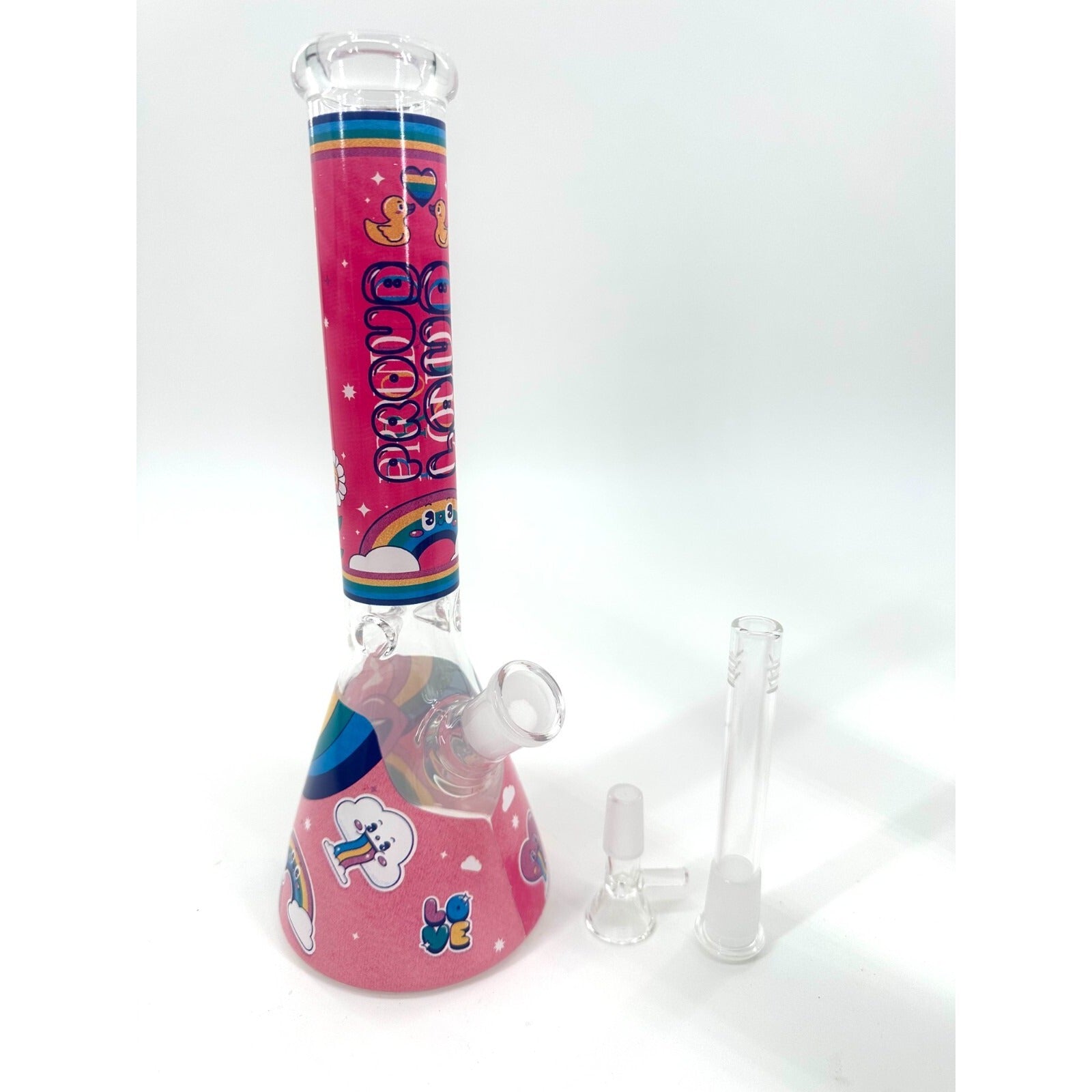 11 Inch Glass Bongs Filter 14mm Bowl Bubbler