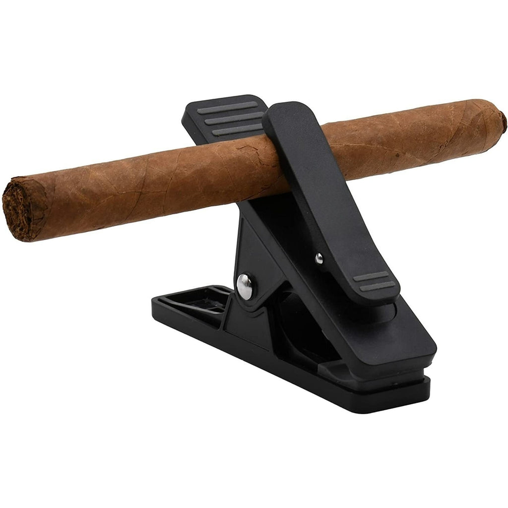 Get A Grip Cigar Clip Attaches Cigars to Golf Carts, Boats, RV's, BBQ Grills