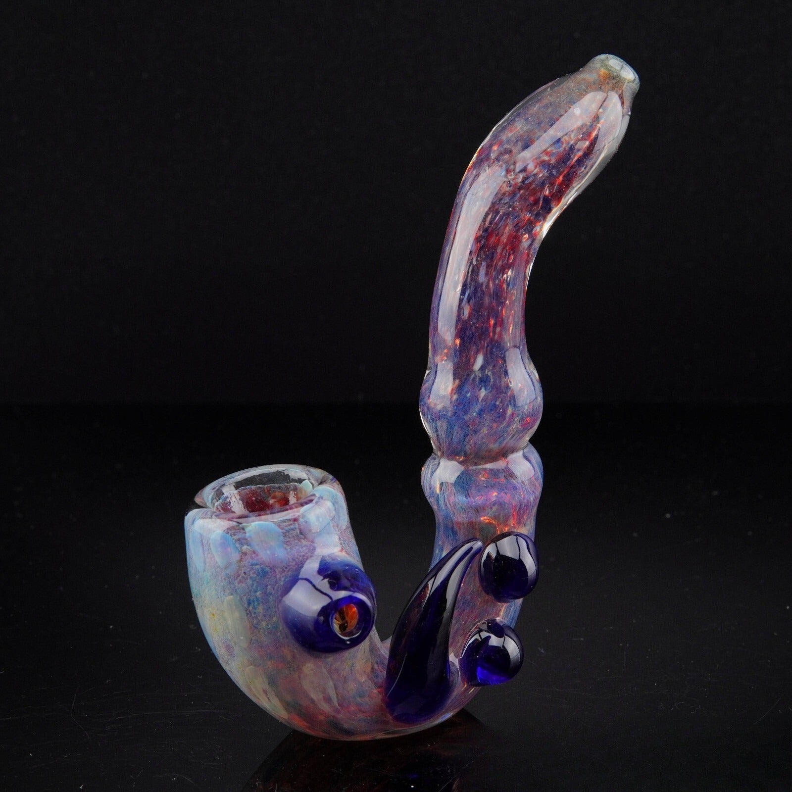 6" Spiked Sherlock Tobacco Smoking Pipe Thick Collectible Glass Pipes