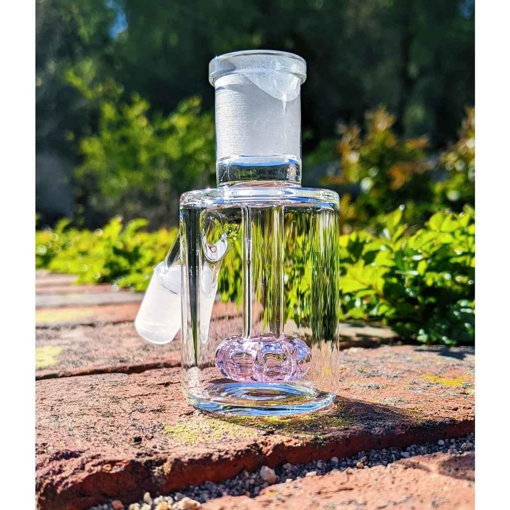 Premium Quality Thick Mini 14mm 45° Pink Ash Catcher For Tobacco Water Pipe Bong