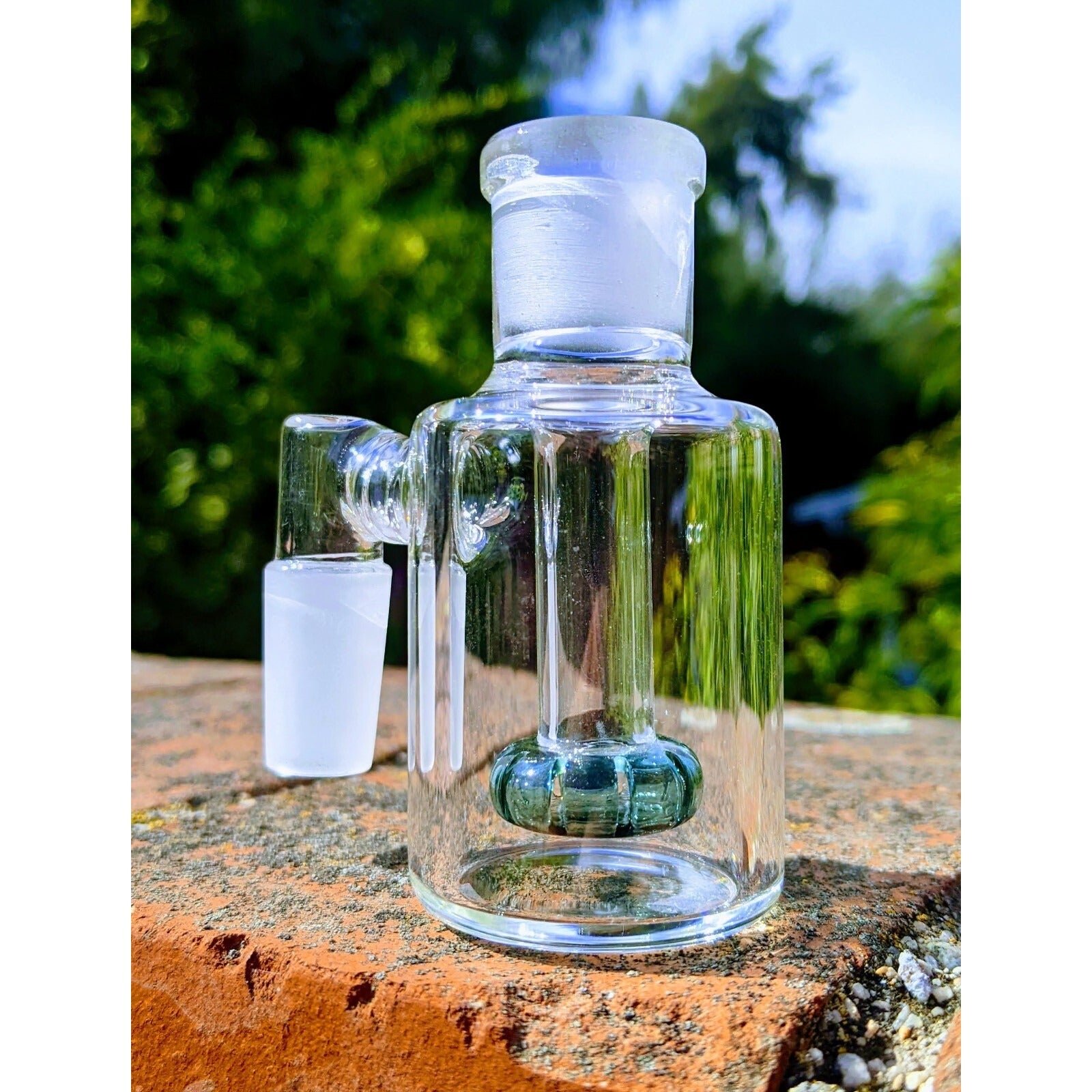 Premium Quality 14mm 90° Lil Sweety Teal Ash Catcher For Tobacco Water Pipe Bong