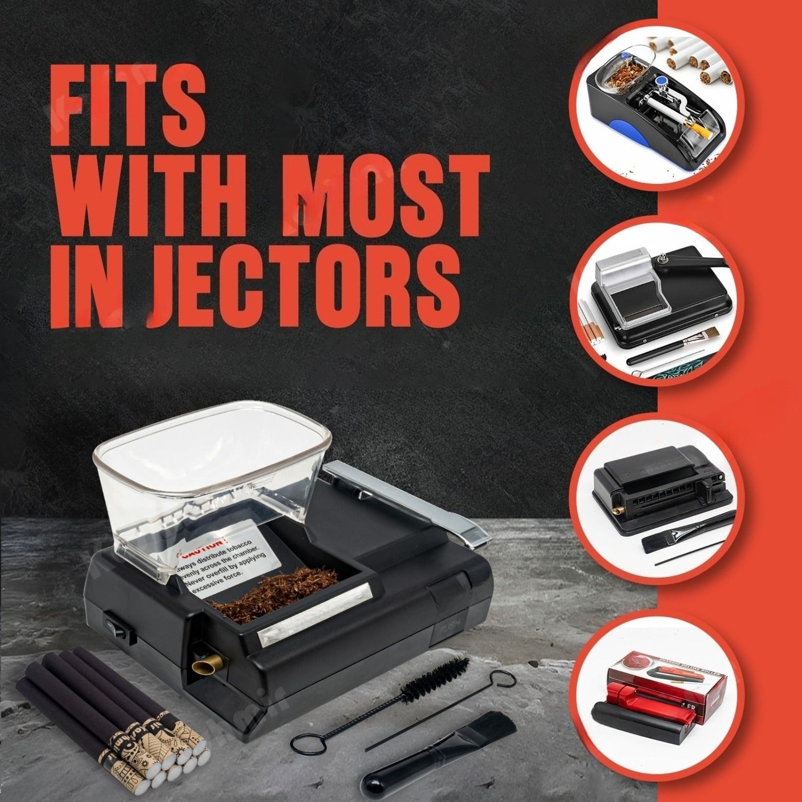 Black Filtered Tubes - Onyx Classic Cigarette Tubes King size 200 Tubes.