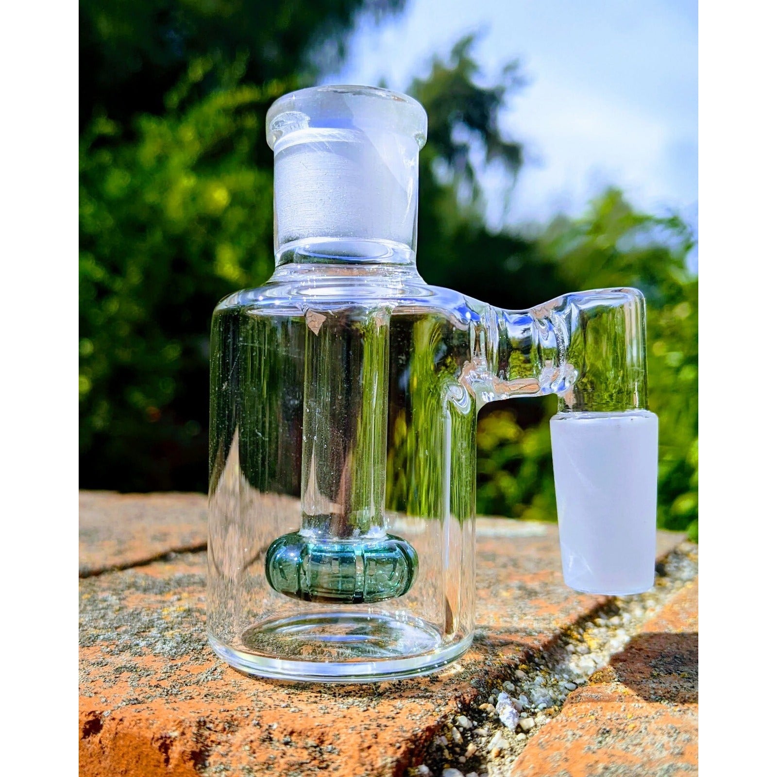 Premium Quality 14mm 90° Lil Sweety Teal Ash Catcher For Tobacco Water Pipe Bong