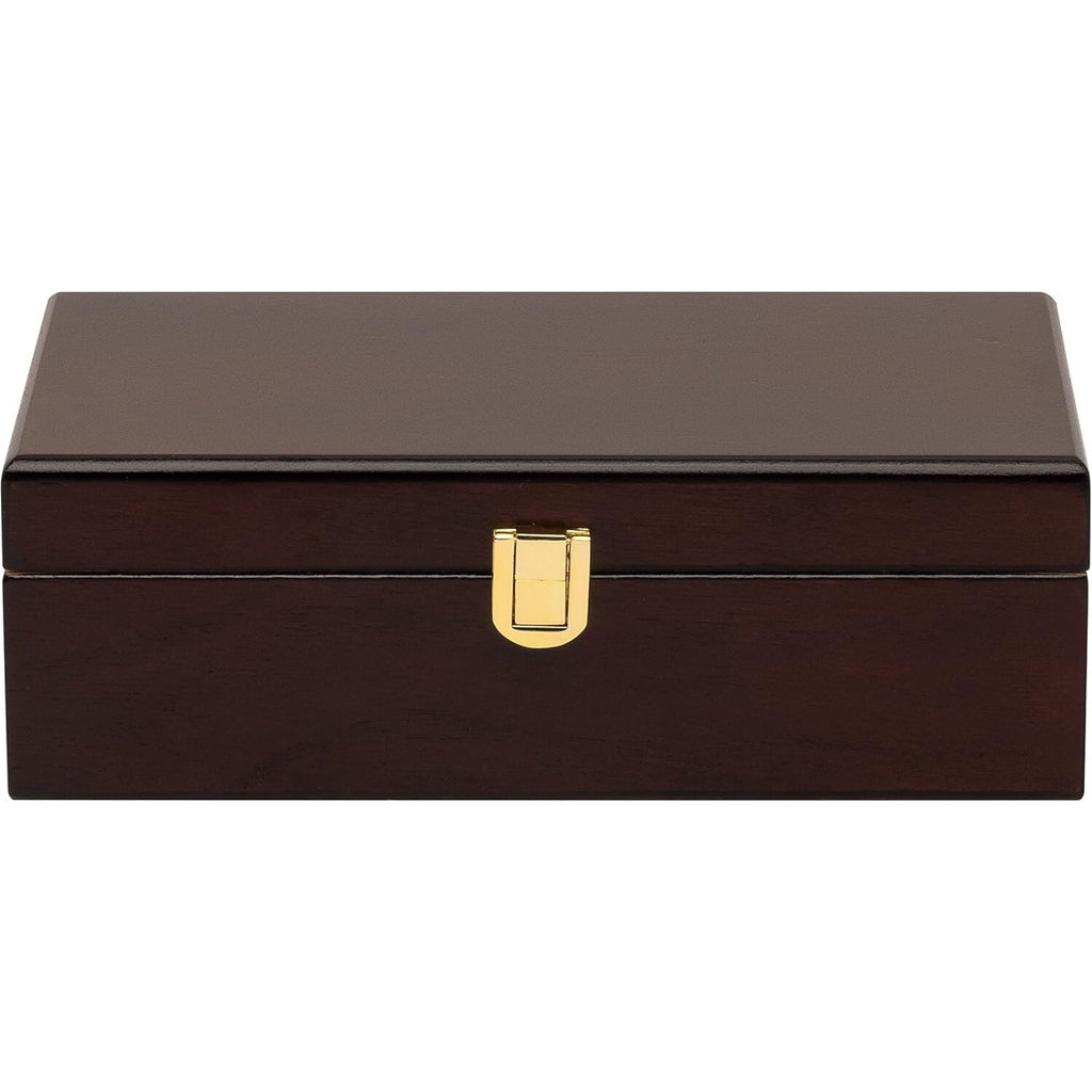 Humidor Supreme Cigar Humidor Box, Travel Humidor, Mahogany - 12 Cigars Storage