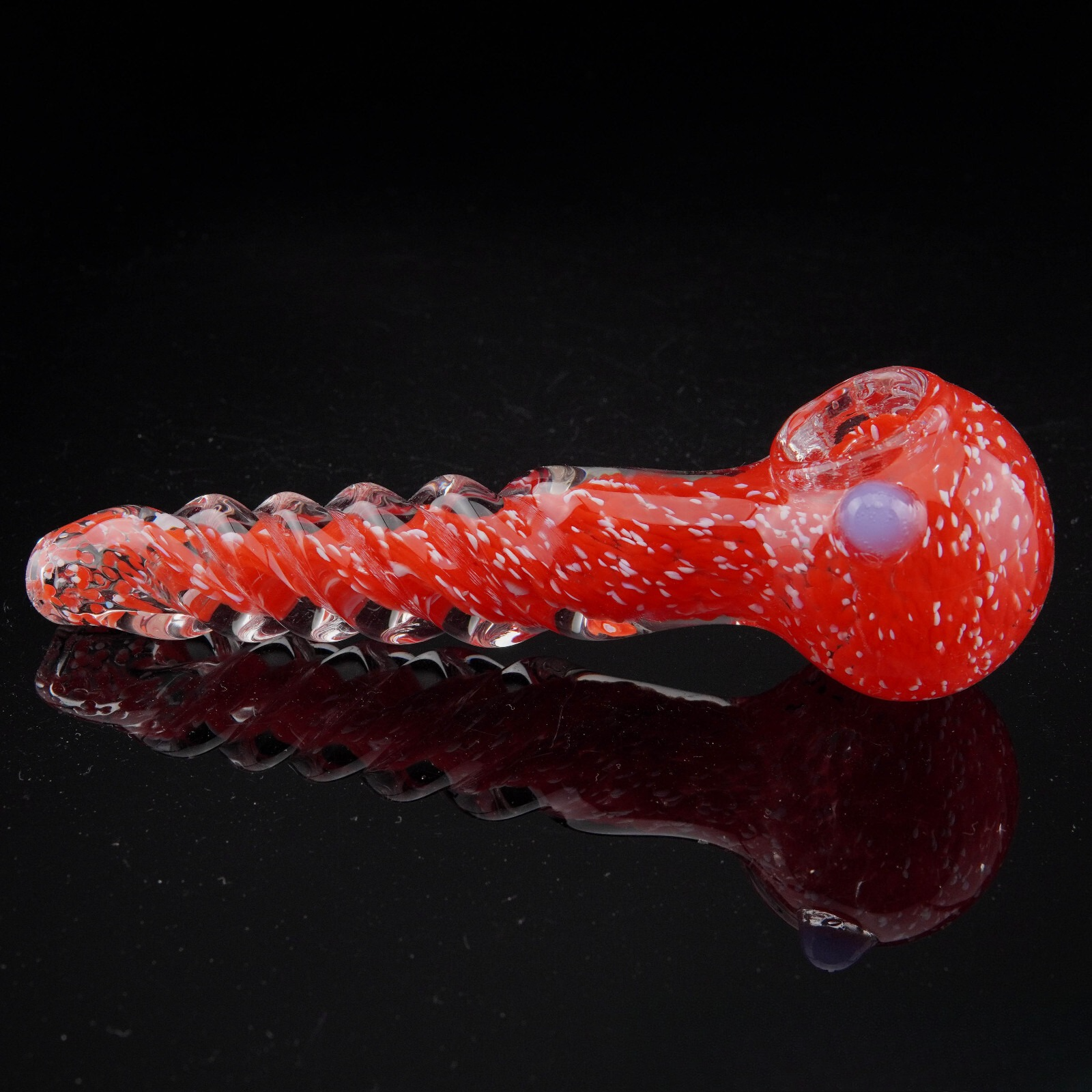 5" Tornado Twister Tobacco Smoking Pipe Thick Collectible Glass Pipes.