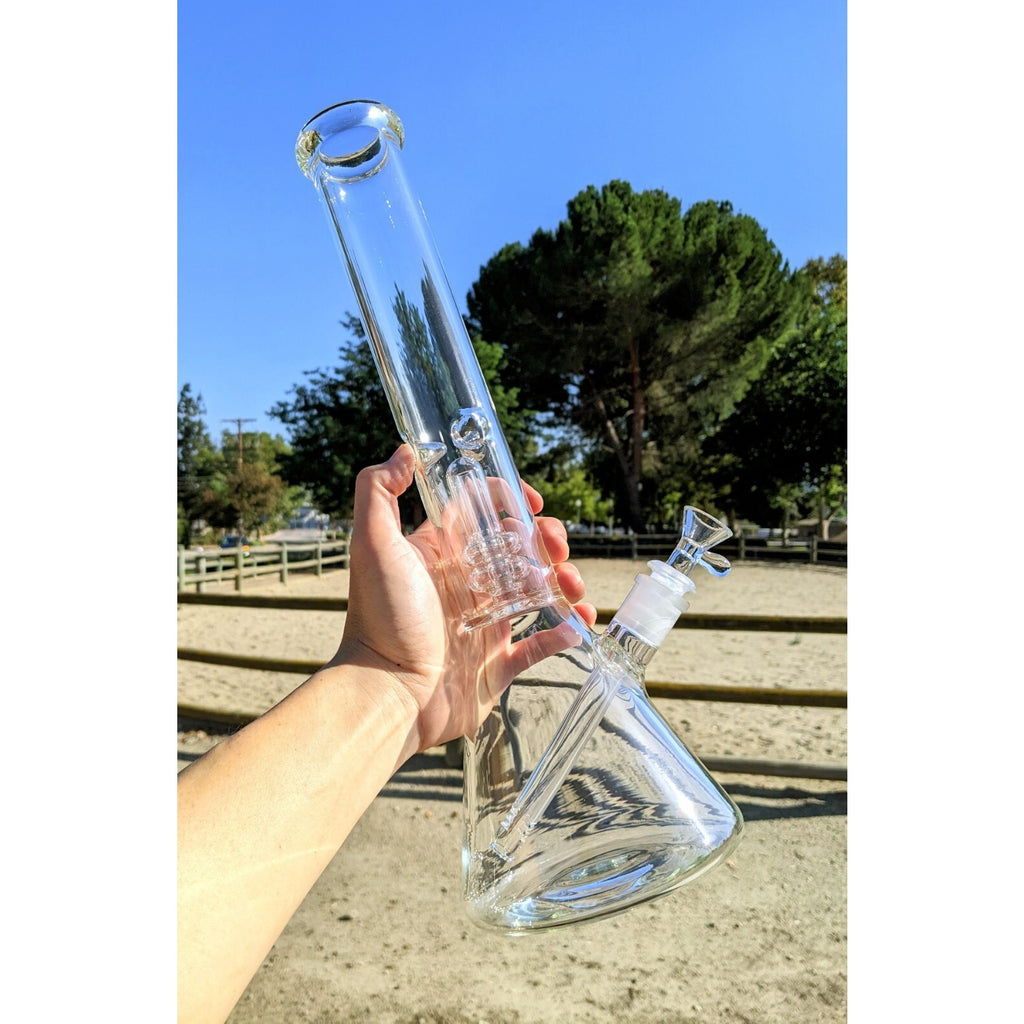 16" Inch Bong Big Tall Heavy Matrix Perc Premium Quality Glass Water Pipe Hookah