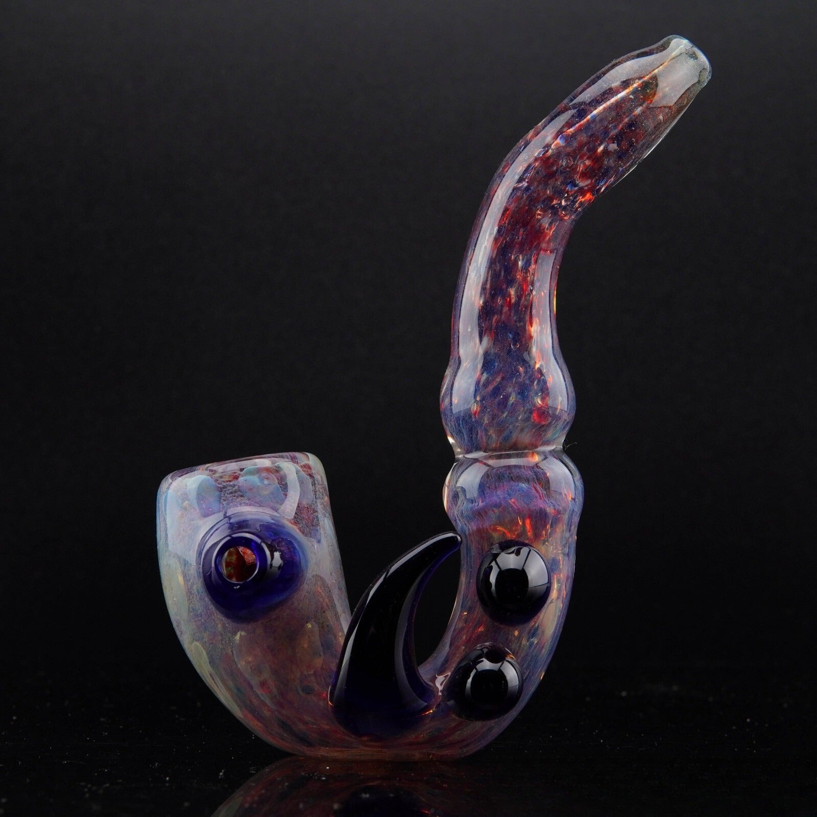 6" Spiked Sherlock Tobacco Smoking Pipe Thick Collectible Glass Pipes