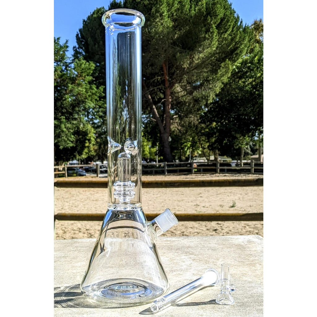 16" Inch Bong Big Tall Heavy Matrix Perc Premium Quality Glass Water Pipe Hookah
