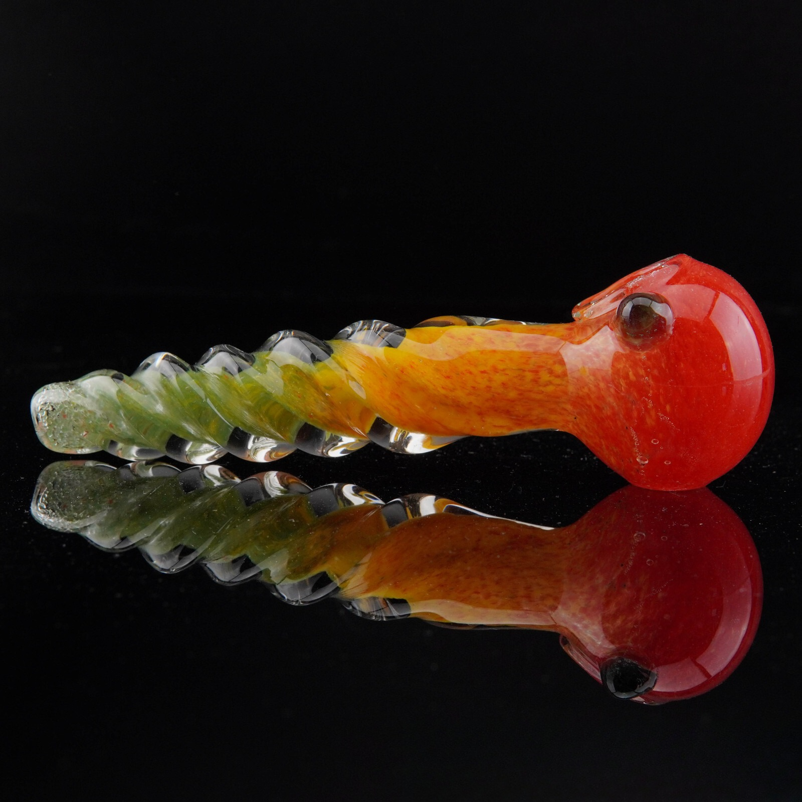 5" Tornado Twister Tobacco Smoking Pipe Thick Collectible Glass Pipes.