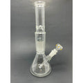 12" Grey Jellyfish Percolator Hookah Water Pipe Tobacco Beaker Bong