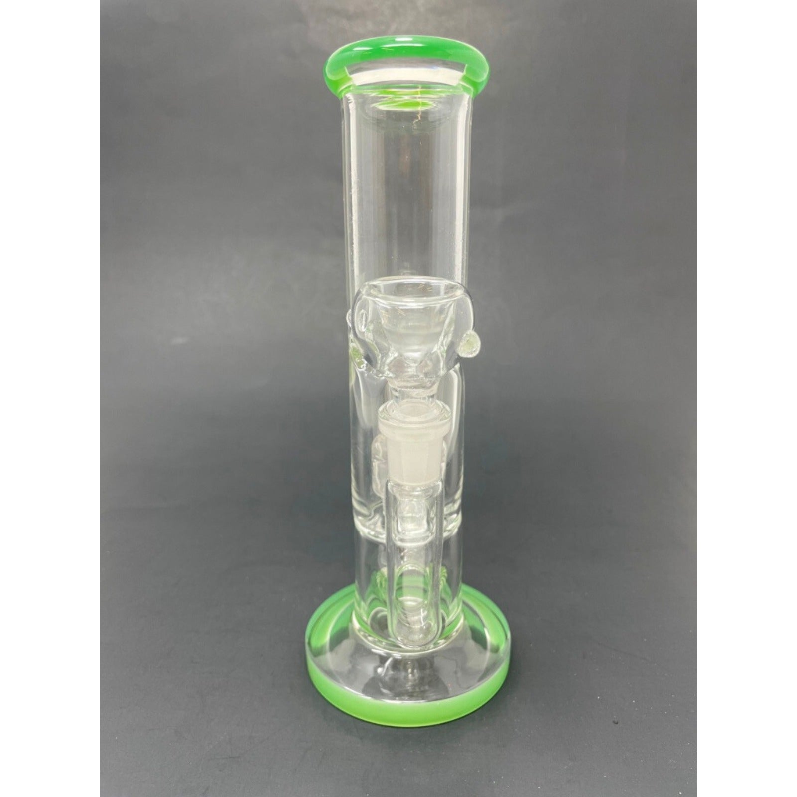 Hookah Water Pipe Glass 8" Tobacco Green Classic Shooter Bong w/ Percolator