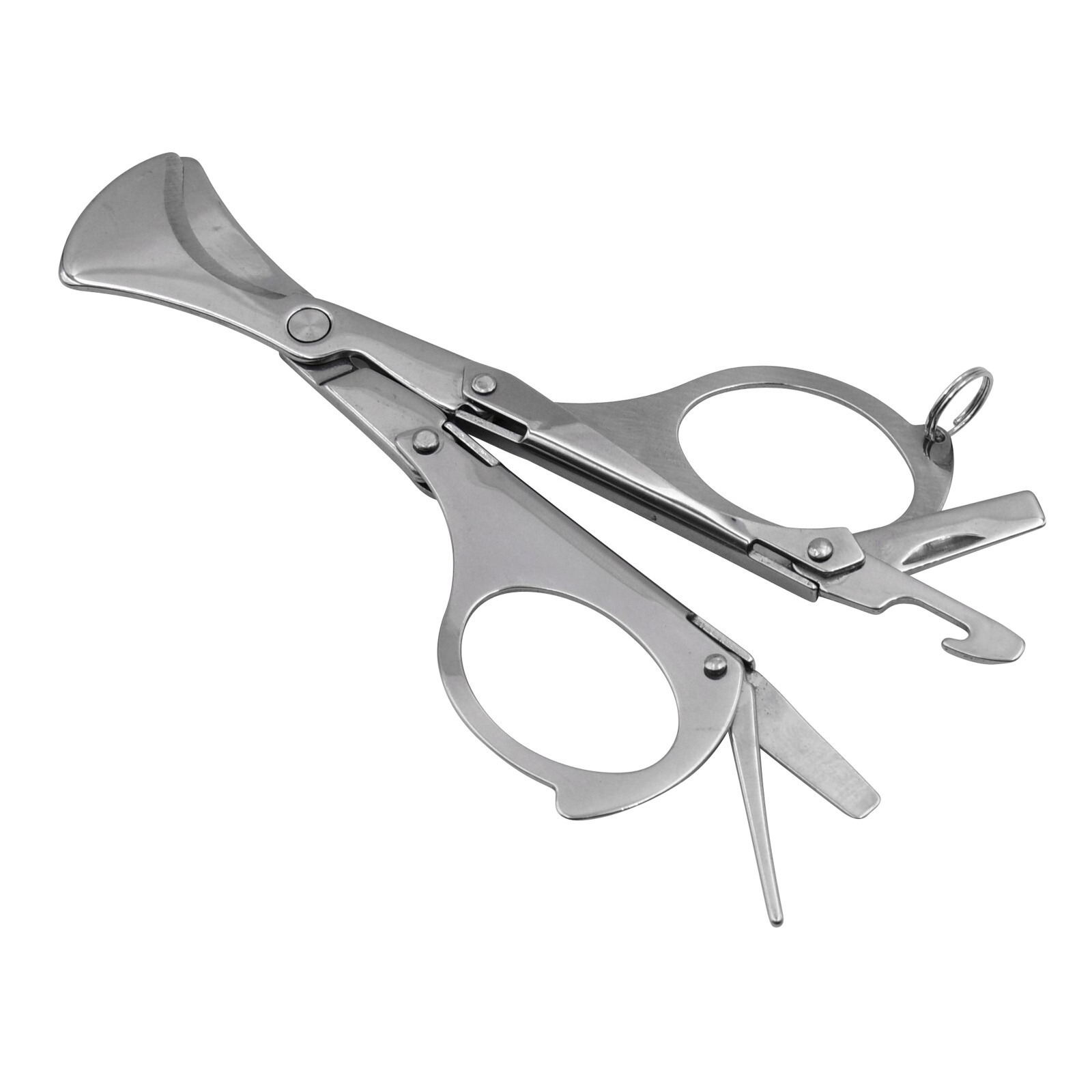 Chrome MTX Multi-Tool Cigar Cutter Scissors Lifetime Warranty