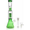 12.5'' Hookah Water Smoking Pipe Glass Bong Beaker Bubbler w/ ICE catcher Bongs