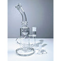 10" Premium Clear Klein Recycler Tobacco Smoking Water Pipe Hookah Bubbler Bong